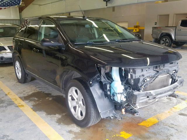 2FMDK4JC9DBA85884 - 2013 FORD EDGE SEL BLACK photo 1