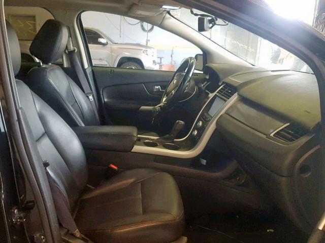 2FMDK4JC9DBA85884 - 2013 FORD EDGE SEL BLACK photo 5