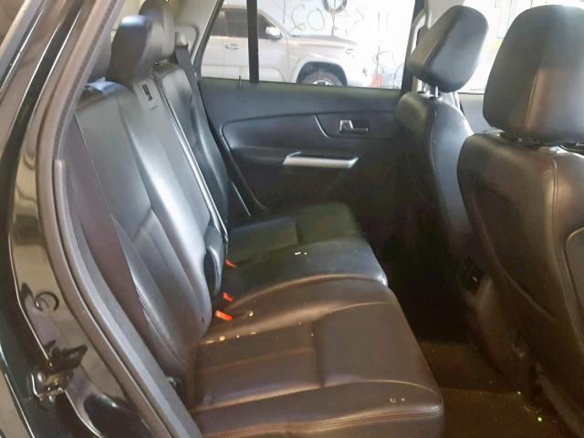 2FMDK4JC9DBA85884 - 2013 FORD EDGE SEL BLACK photo 6