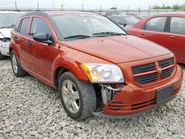 1B3HB28B18D770003 - 2008 DODGE CALIBER ORANGE photo 1