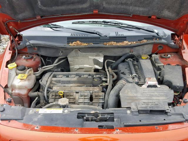 1B3HB28B18D770003 - 2008 DODGE CALIBER ORANGE photo 7