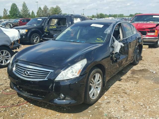 JN1CV6AR4CM973879 - 2012 INFINITI G37 BLACK photo 2