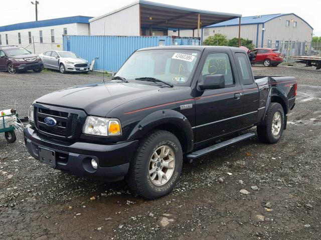 1FTLR4FE7BPA01363 - 2011 FORD RANGER SUP BLACK photo 2