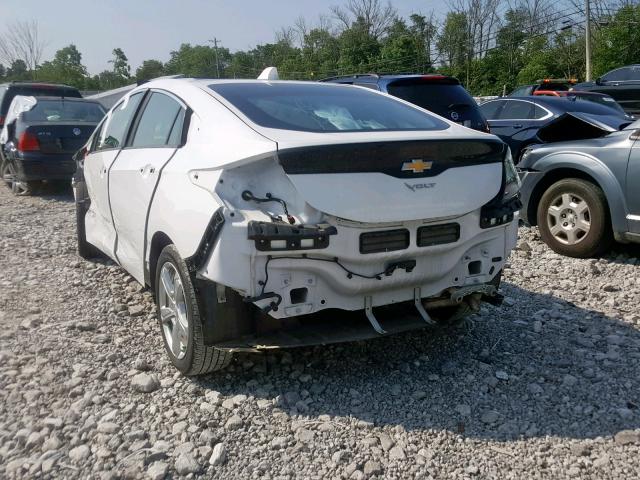 1G1RA6S56HU201110 - 2017 CHEVROLET VOLT LT WHITE photo 3