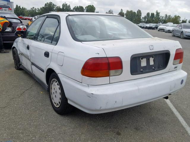 2HGEJ6628VH511782 - 1997 HONDA CIVIC DX WHITE photo 3