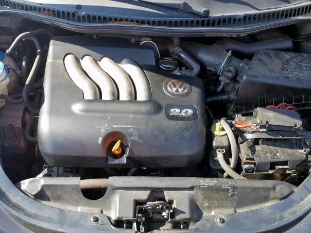 3VWCM31Y85M356138 - 2005 VOLKSWAGEN NEW BEETLE GRAY photo 7