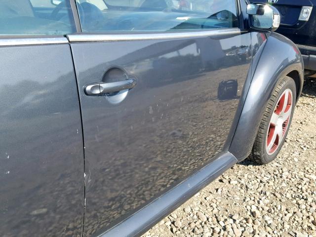 3VWCM31Y85M356138 - 2005 VOLKSWAGEN NEW BEETLE GRAY photo 9