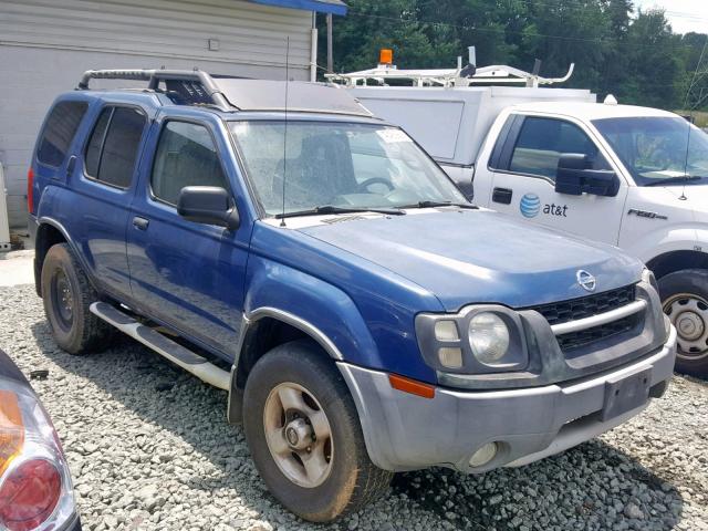 5N1ED28T02C509619 - 2002 NISSAN XTERRA XE BLUE photo 1