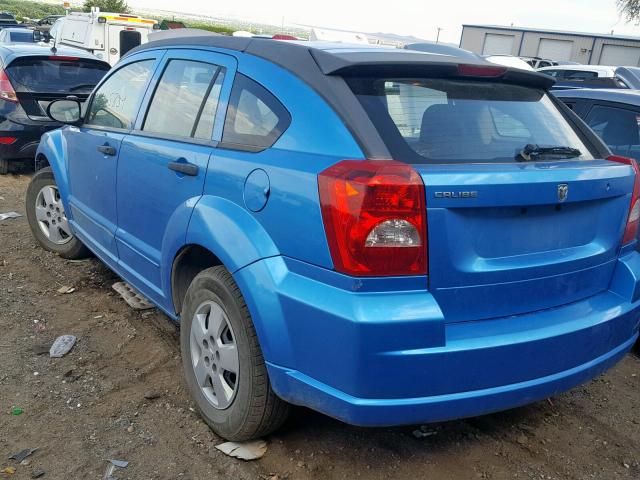 1B3HB28B48D650972 - 2008 DODGE CALIBER BLUE photo 3