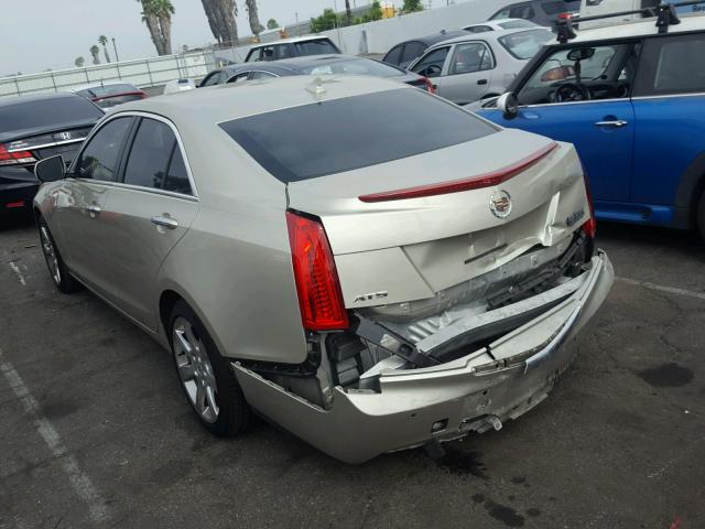 1G6AB5RA0E0103632 - 2014 CADILLAC ATS LUXURY GOLD photo 3