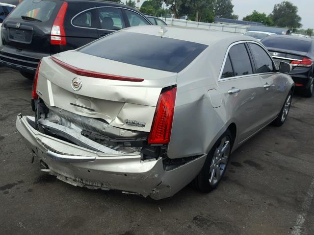 1G6AB5RA0E0103632 - 2014 CADILLAC ATS LUXURY GOLD photo 4