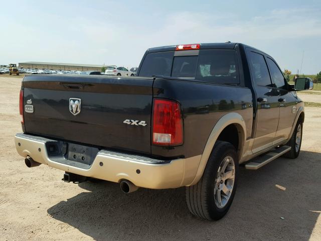 1C6RD7PT0CS248267 - 2012 DODGE RAM 1500 L BLACK photo 4