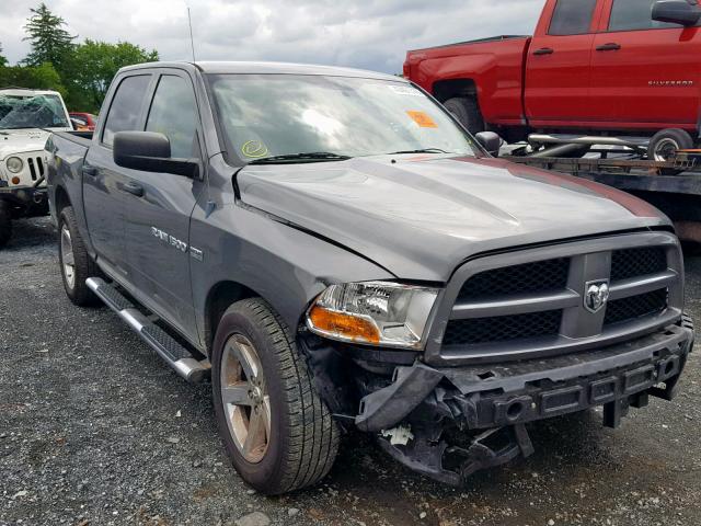 1C6RD7KT6CS171329 - 2012 DODGE RAM 1500 S CHARCOAL photo 1