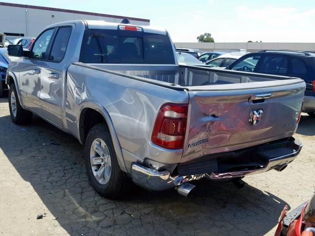 1C6SRFDTXKN806298 - 2019 RAM 1500 LARAM GRAY photo 3