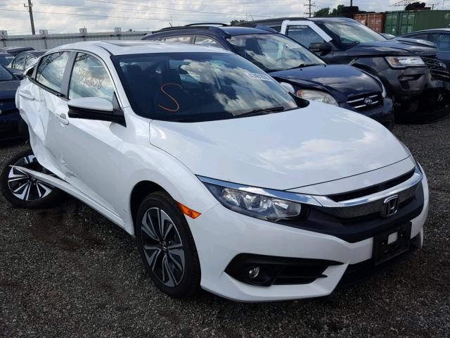 19XFC1F72HE005988 - 2017 HONDA CIVIC EXL WHITE photo 1