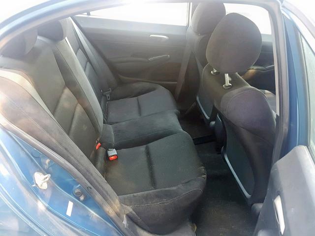 2HGFA1F65AH538734 - 2010 HONDA CIVIC LX-S ლურჯი ფოტო 6