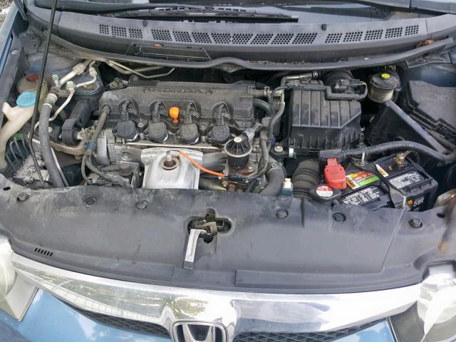 2HGFA1F65AH538734 - 2010 HONDA CIVIC LX-S ლურჯი ფოტო 7