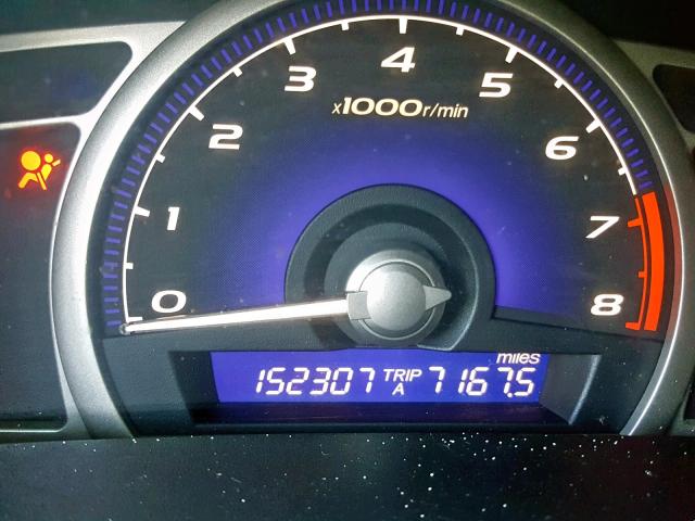 2HGFA1F65AH538734 - 2010 HONDA CIVIC LX-S ლურჯი ფოტო 8