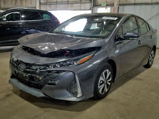 JTDKARFP9H3053935 - 2017 TOYOTA PRIUS PRIM 灰色 照片 2