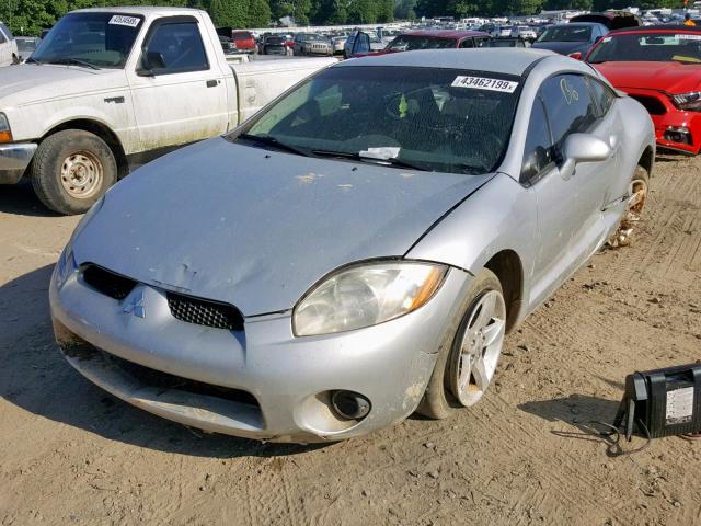 4A3AK24F27E008264 - 2007 MITSUBISHI ECLIPSE GS SILVER photo 2