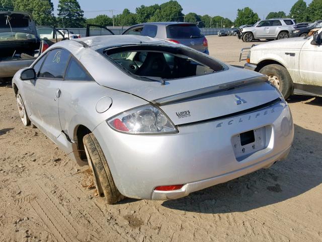 4A3AK24F27E008264 - 2007 MITSUBISHI ECLIPSE GS SILVER photo 3