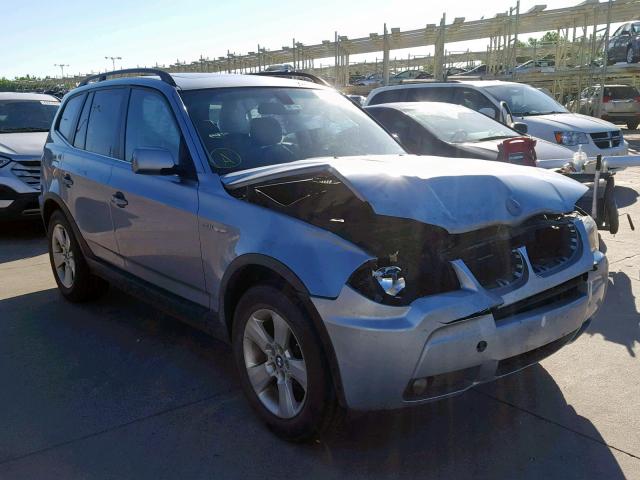 WBXPA93476WG86905 - 2006 BMW X3 3.0I BLUE photo 1