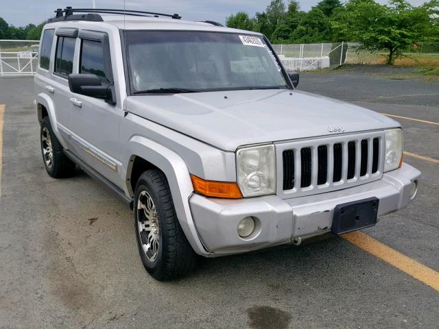 1J8HG48K06C332256 - 2006 JEEP COMMANDER SILVER photo 1