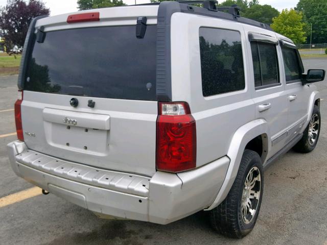 1J8HG48K06C332256 - 2006 JEEP COMMANDER SILVER photo 4