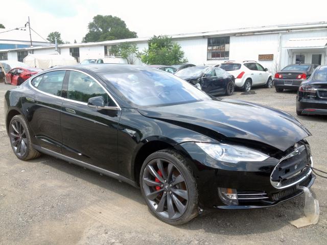 5YJSA1H26EFP64638 - 2014 TESLA MODEL S BLACK photo 2