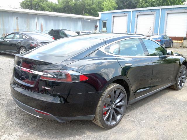 5YJSA1H26EFP64638 - 2014 TESLA MODEL S BLACK photo 3