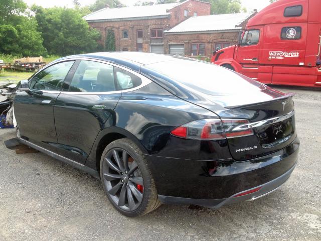 5YJSA1H26EFP64638 - 2014 TESLA MODEL S BLACK photo 4