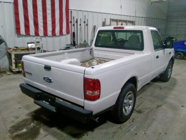 1FTYR10D46PA69890 - 2006 FORD RANGER WHITE photo 4