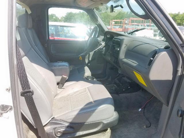 1FTYR10D46PA69890 - 2006 FORD RANGER WHITE photo 5