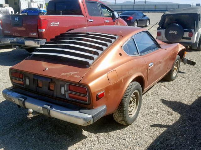 HLS30201360 - 1975 DATSUN 280Z BROWN photo 4