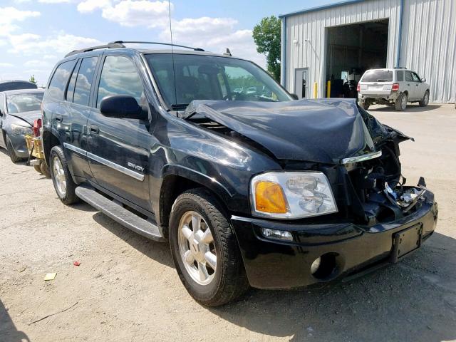 1GKDT13S562197096 - 2006 GMC ENVOY BLACK photo 1