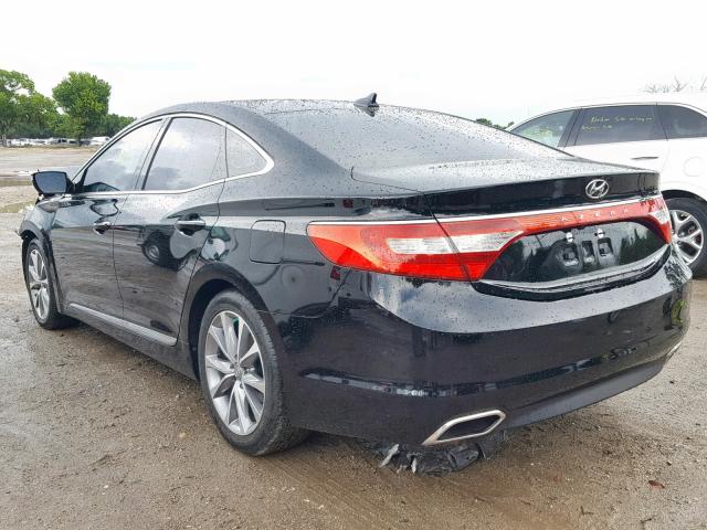 KMHFG4JG4GA502776 - 2016 HYUNDAI AZERA BLACK photo 3