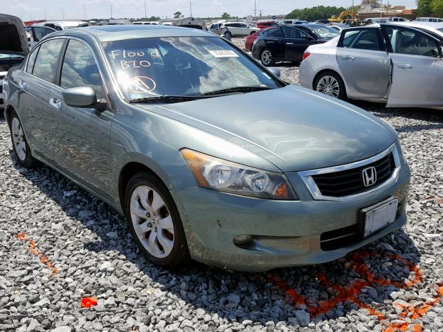 1HGCP368X8A054937 - 2008 HONDA ACCORD EXL GREEN photo 1