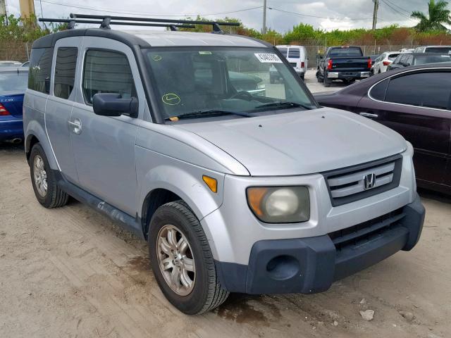 5J6YH18797L014078 - 2007 HONDA ELEMENT EX SILVER photo 1