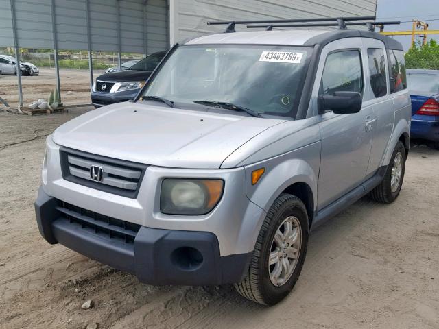 5J6YH18797L014078 - 2007 HONDA ELEMENT EX SILVER photo 2