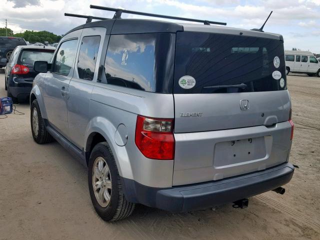 5J6YH18797L014078 - 2007 HONDA ELEMENT EX SILVER photo 3