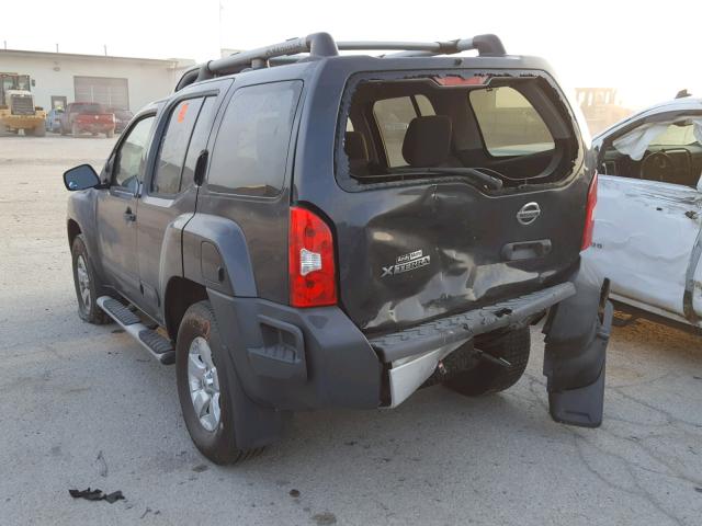 5N1AN0NW0DN819890 - 2013 NISSAN XTERRA X CHARCOAL photo 3