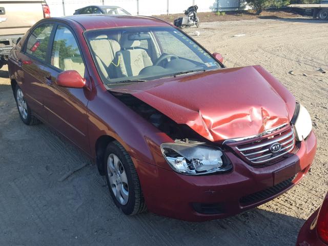 KNAFE122275429537 - 2007 KIA SPECTRA EX RED photo 1