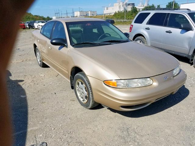 1G3NK52F43C132678 - 2003 OLDSMOBILE ALERO GX GOLD photo 1