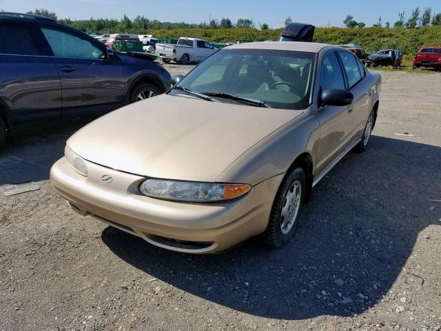 1G3NK52F43C132678 - 2003 OLDSMOBILE ALERO GX GOLD photo 2