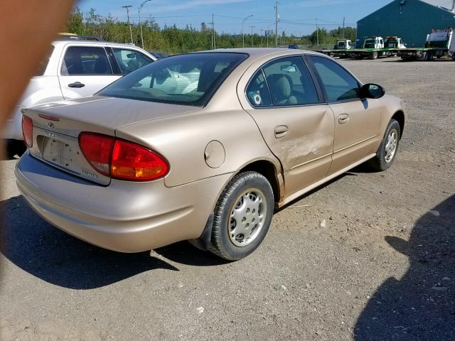 1G3NK52F43C132678 - 2003 OLDSMOBILE ALERO GX GOLD photo 4