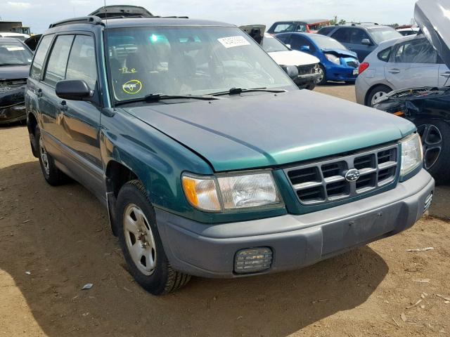 JF1SF6354WH780327 - 1998 SUBARU FORESTER L GREEN photo 1