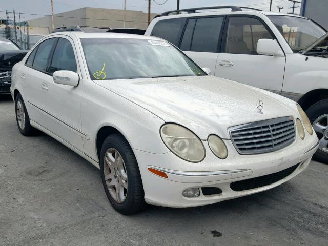 WDBUF65J43A367209 - 2003 MERCEDES-BENZ E 320 WHITE photo 1