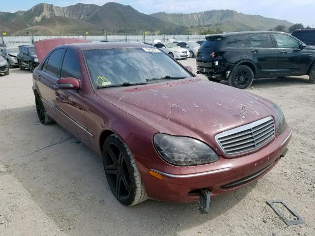 WDBNG75J92A282663 - 2002 MERCEDES-BENZ S 500 BURGUNDY photo 1