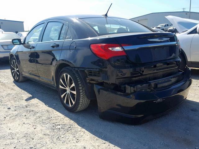 1C3CCBBG1CN307439 - 2012 CHRYSLER 200 TOURIN BLACK photo 3