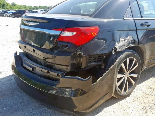 1C3CCBBG1CN307439 - 2012 CHRYSLER 200 TOURIN BLACK photo 9